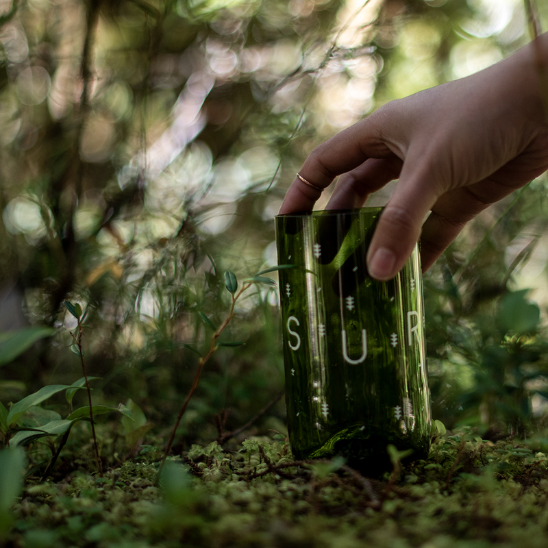 Vasos para Tomar Conciencia - Verdes