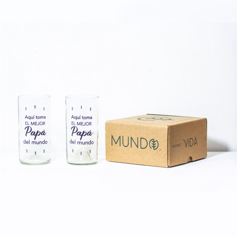 Vasos El Mejor Papá - Set 2 unidades